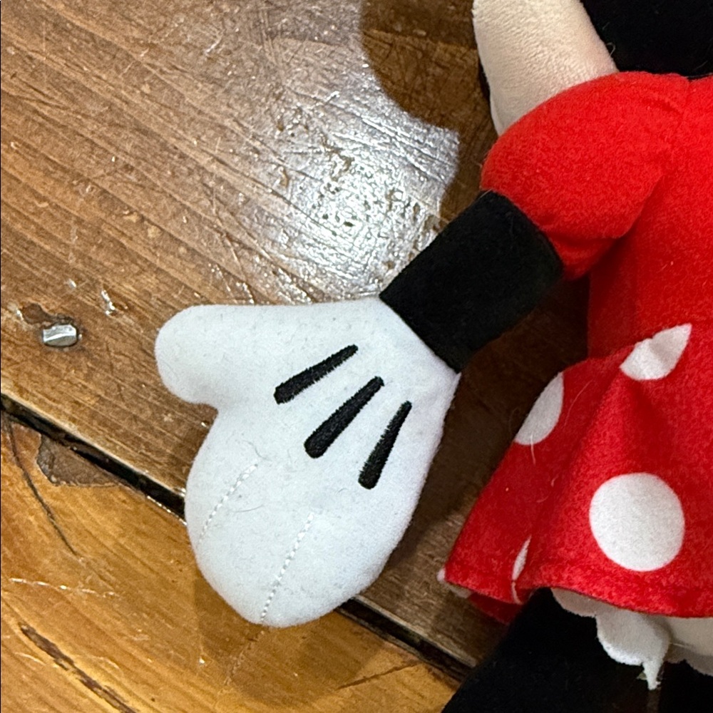 Disney Minnie Mouse Plush Toy - Red and Yellow - Picture 5 of 9